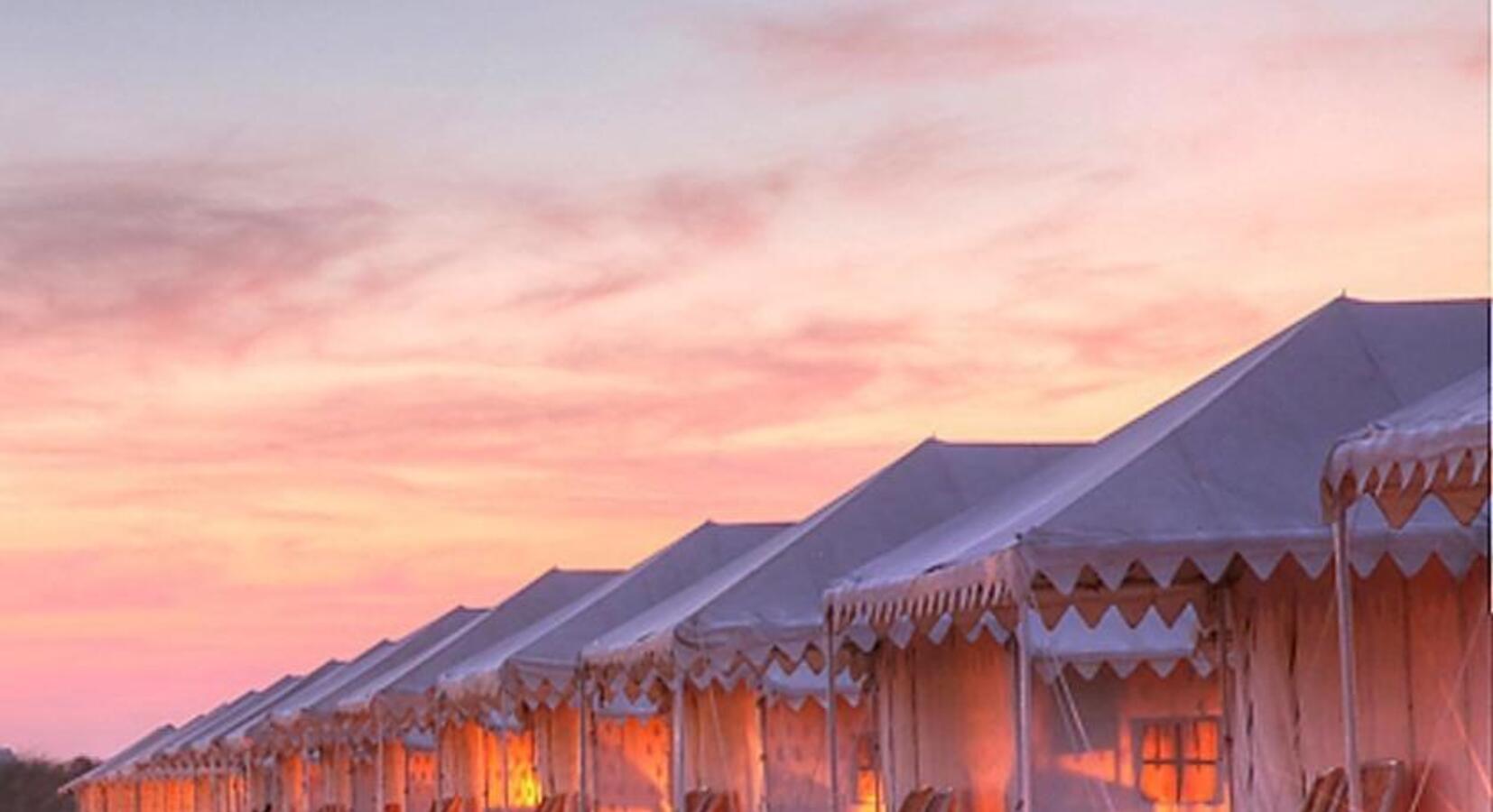 Tents at Dusk