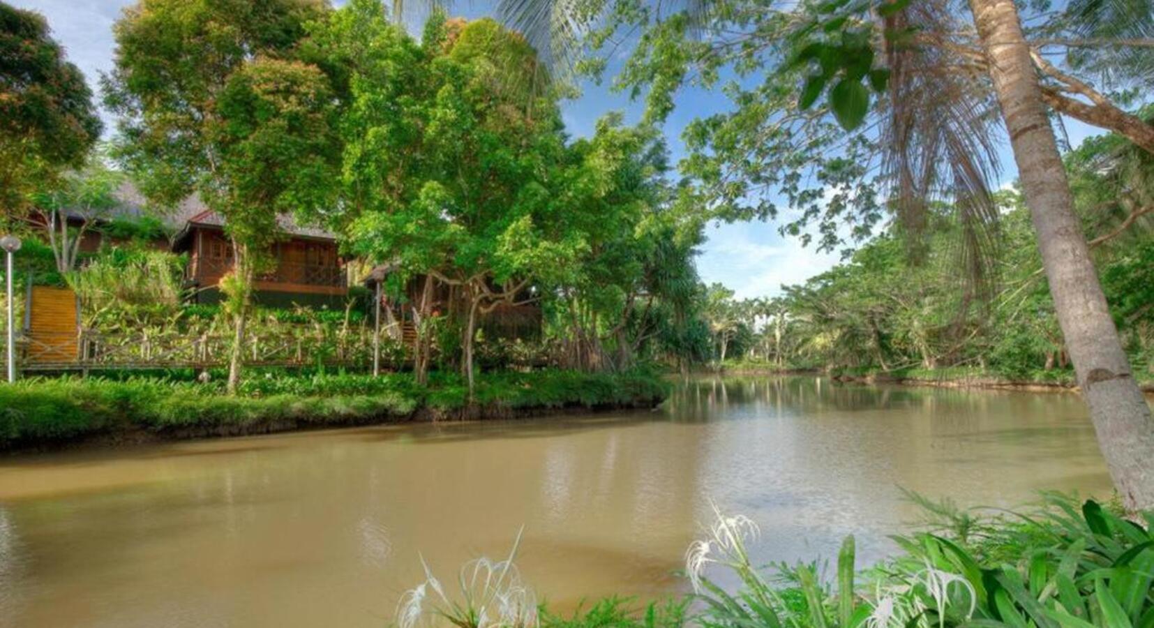 Lodge seen from the River