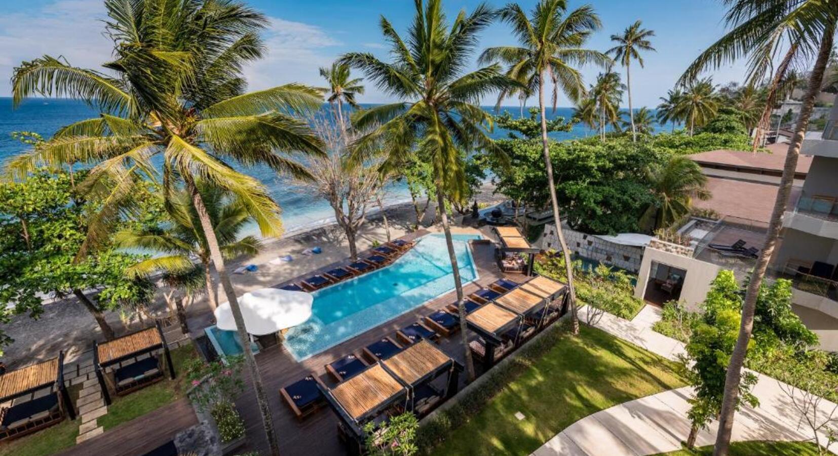 Aerial View of Swimming Pool 