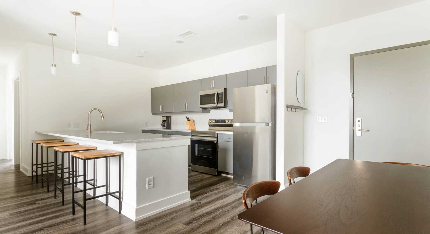 Kitchen and Dining Area