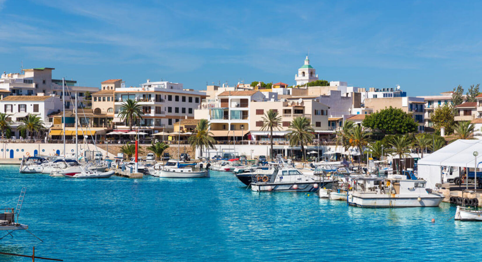 The harbour Cala Ratjada