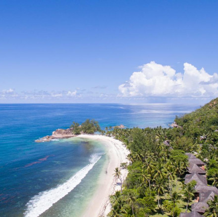 View of island and hotel