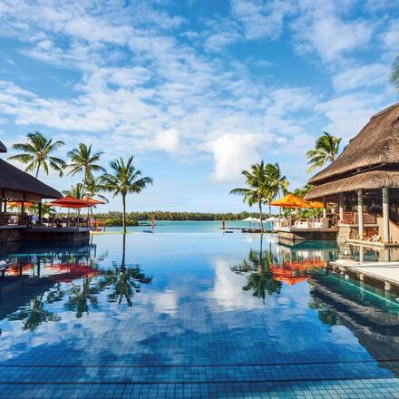 Hotel pool view