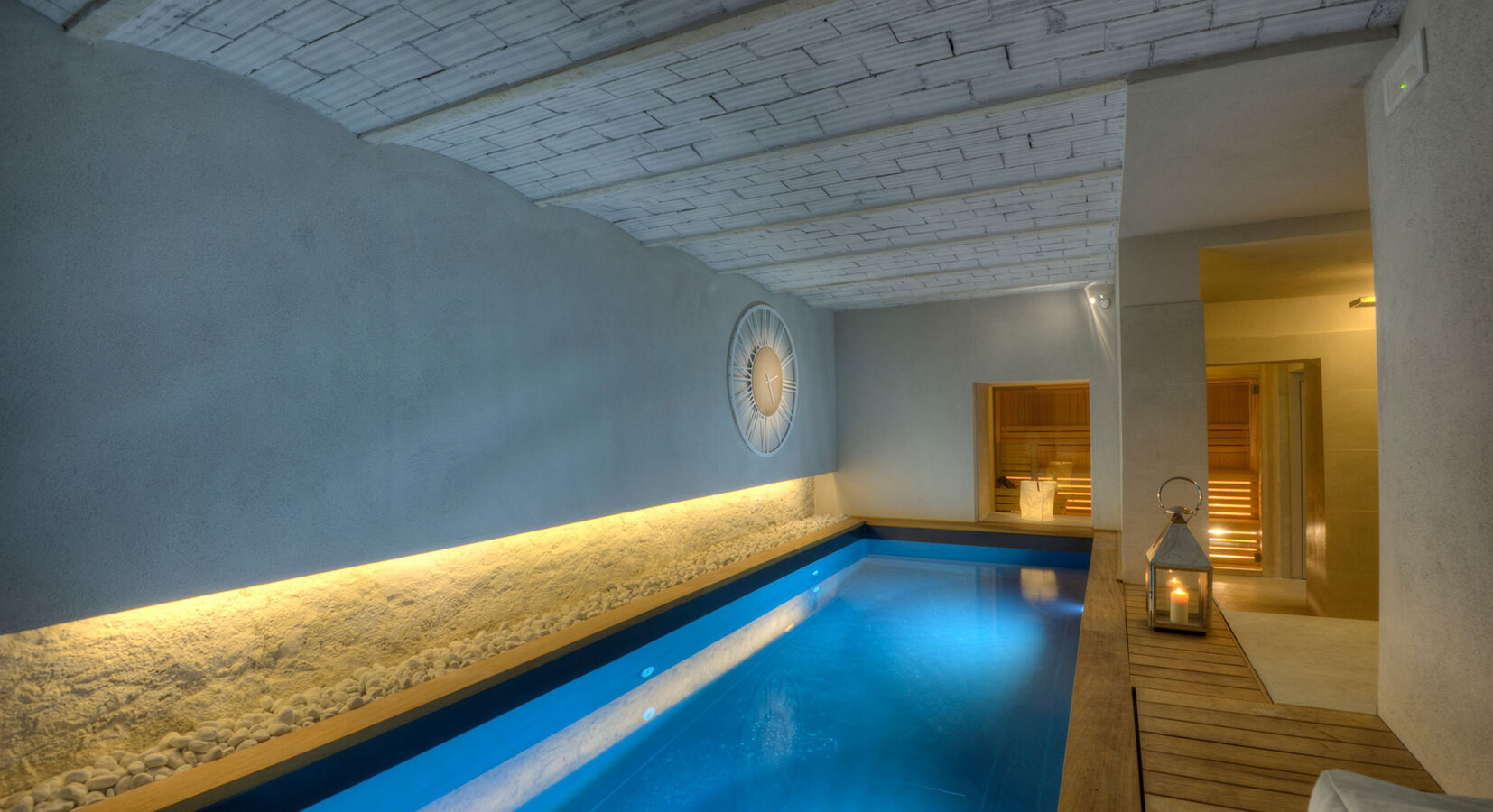 Spa with indoor pool