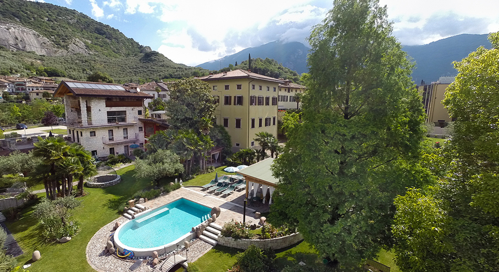 Gardens and pool