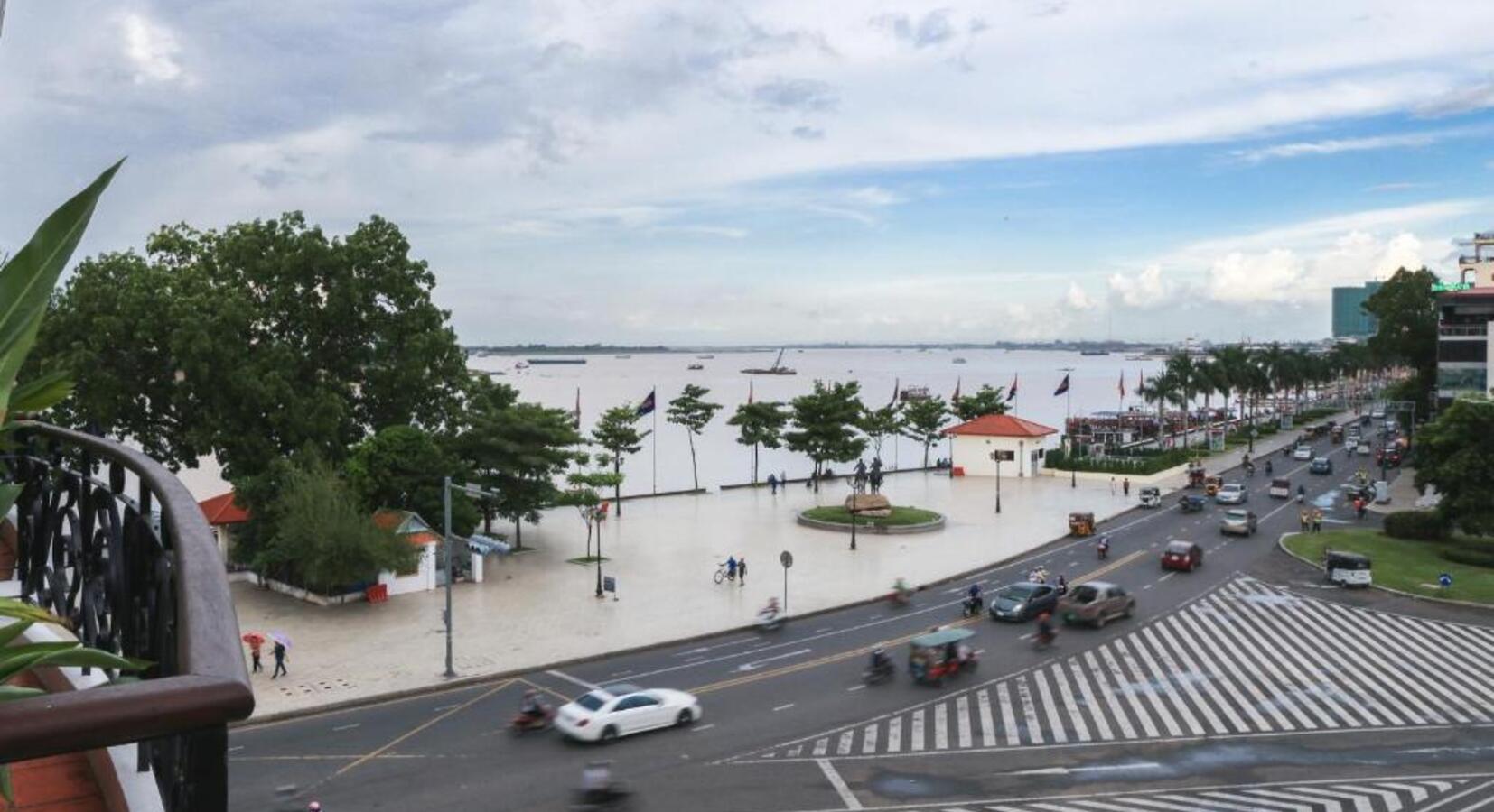 Sisowath Quay from the Balcony