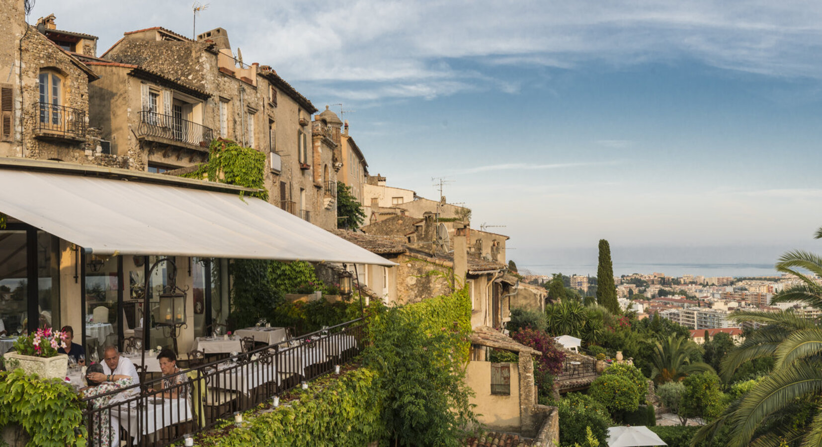 Restaurant terrace