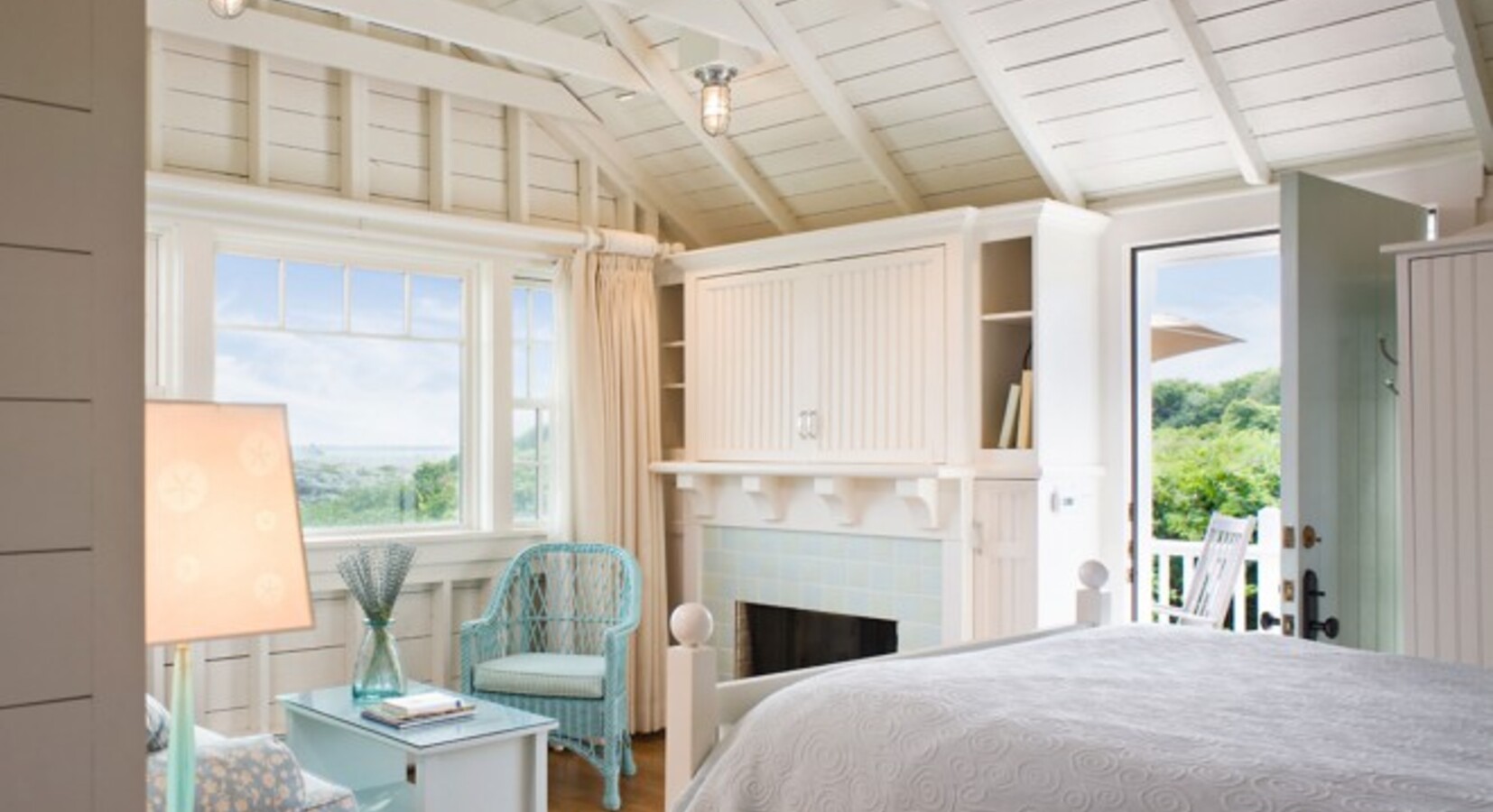 Beach cottage interior