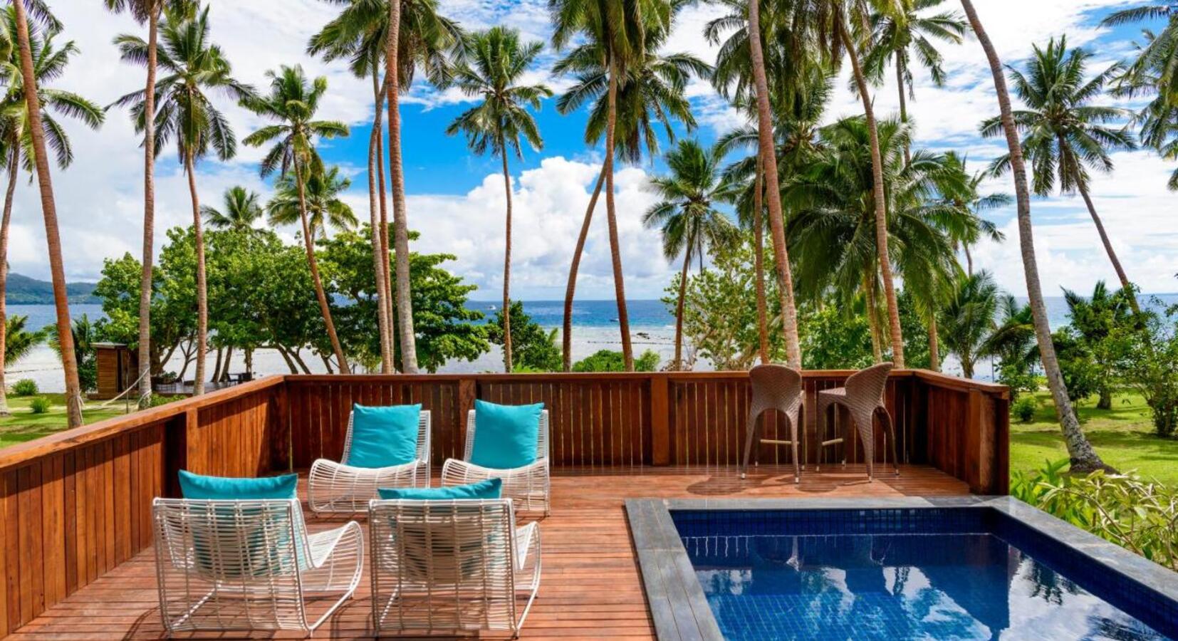 Terrace with plunge pool