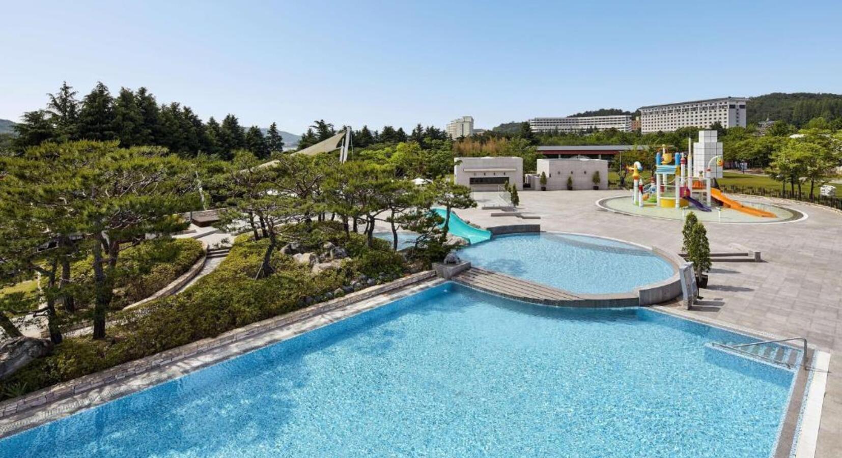 Outdoor Swimming Pool and Playground