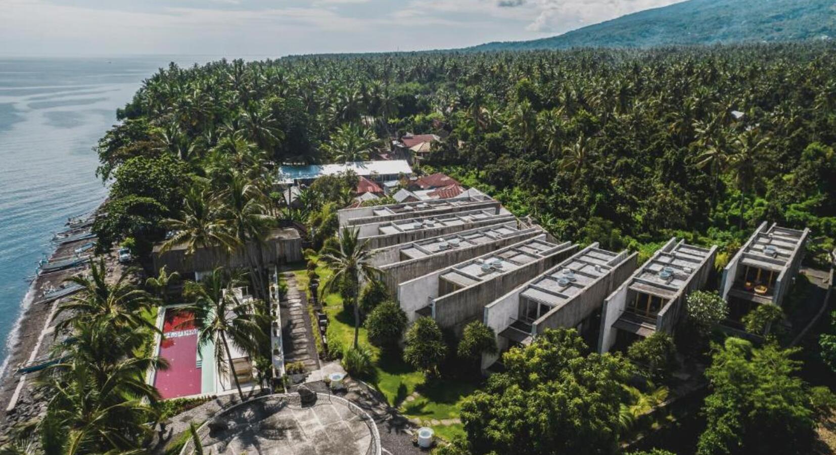 Coastal Hotel Surrounded by Jungle