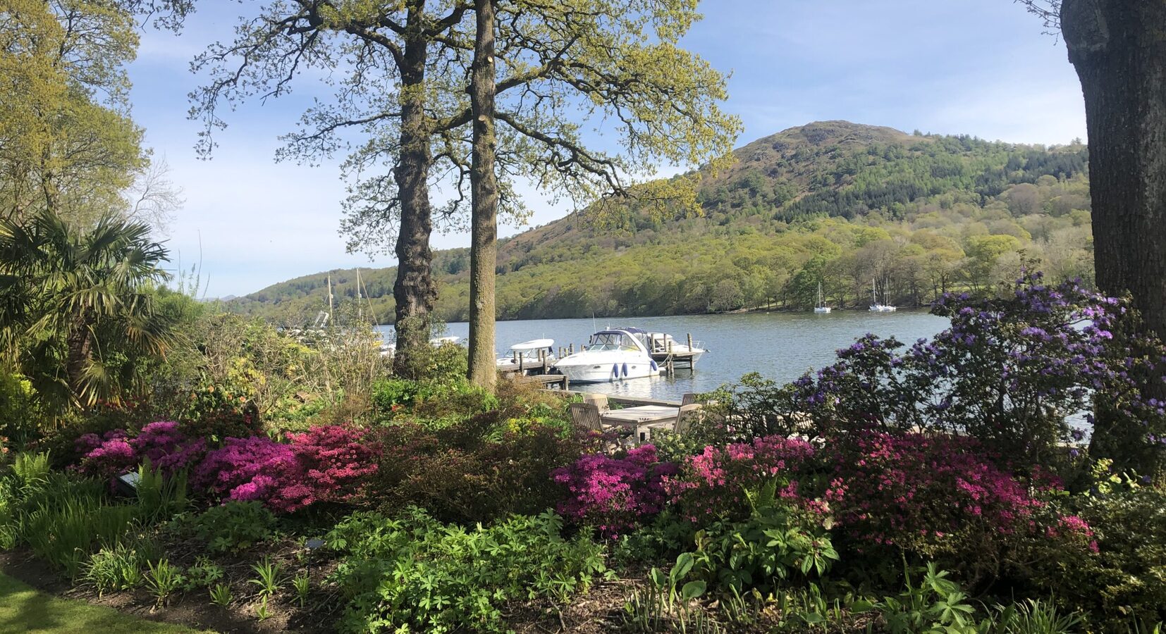 Gardens and Lake beyond