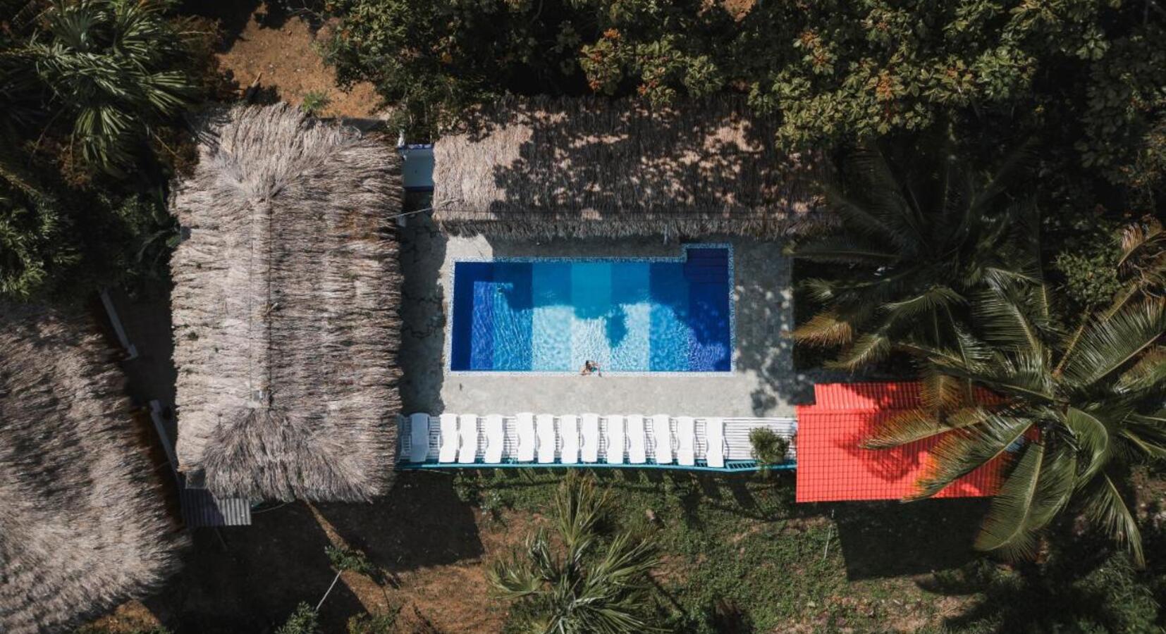 Swimming Pool Aerial View