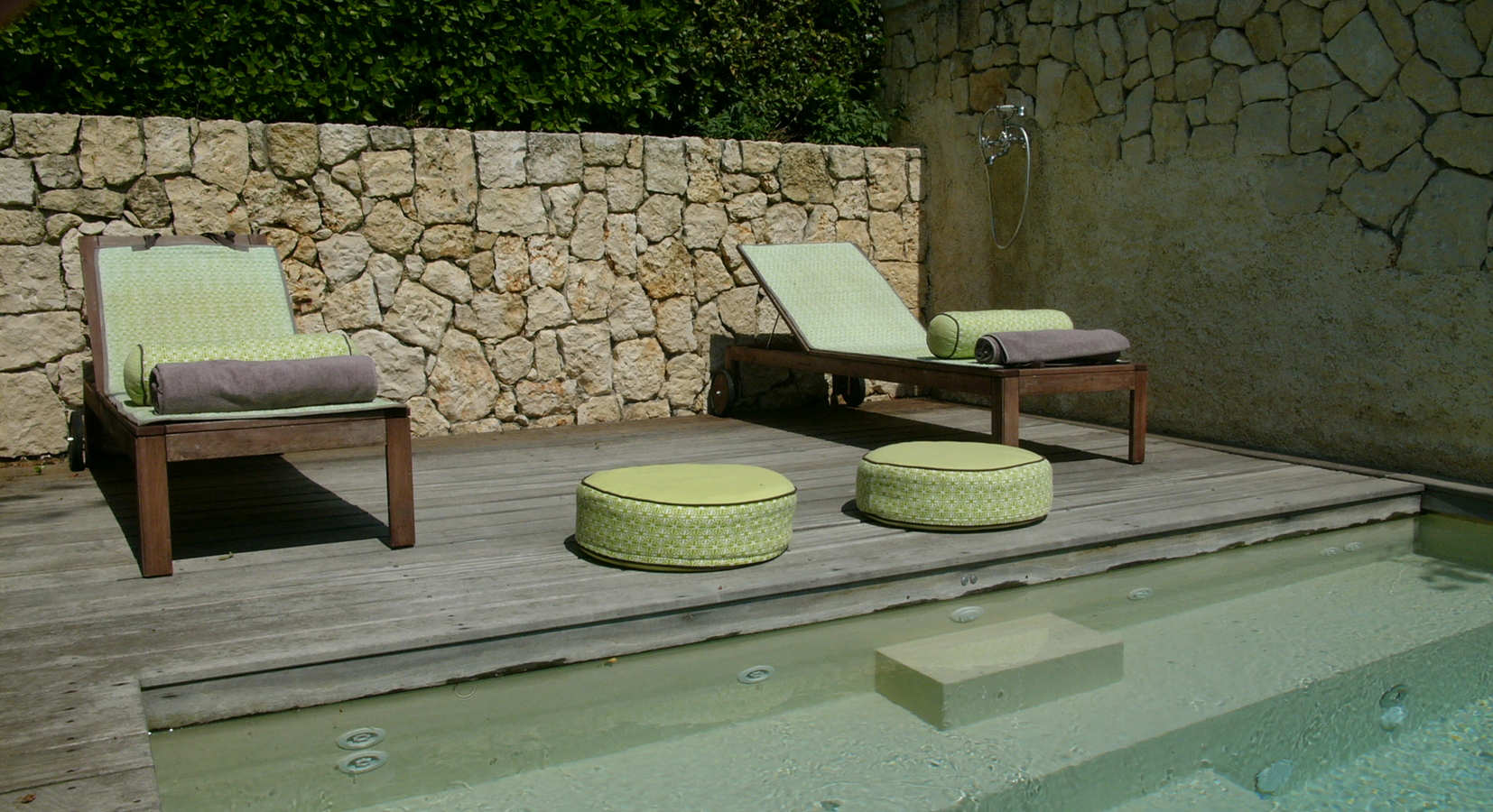 Hydro-massage plunge pool