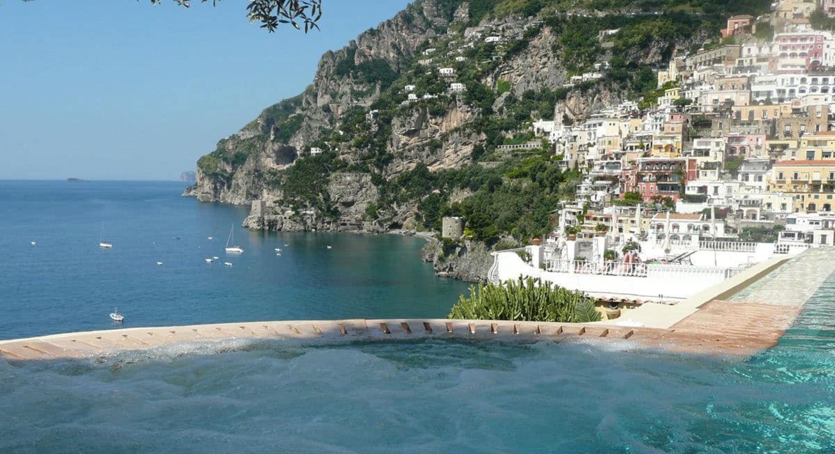 Infinity pool with a view