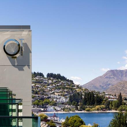 Hotel exterior with views