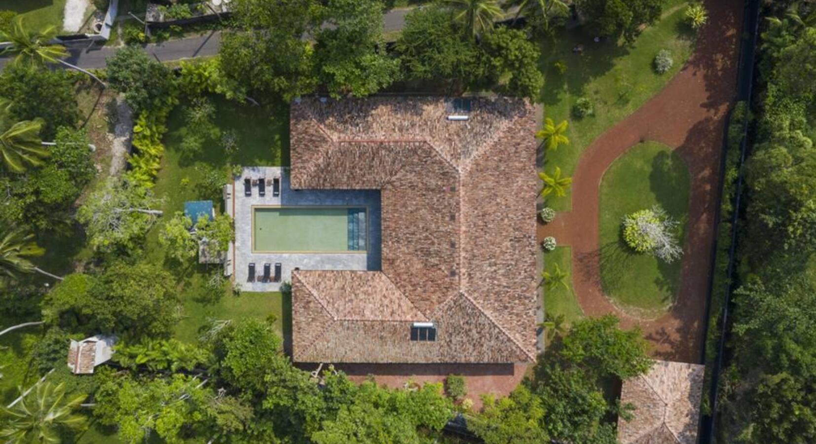 Aerial View of Villa