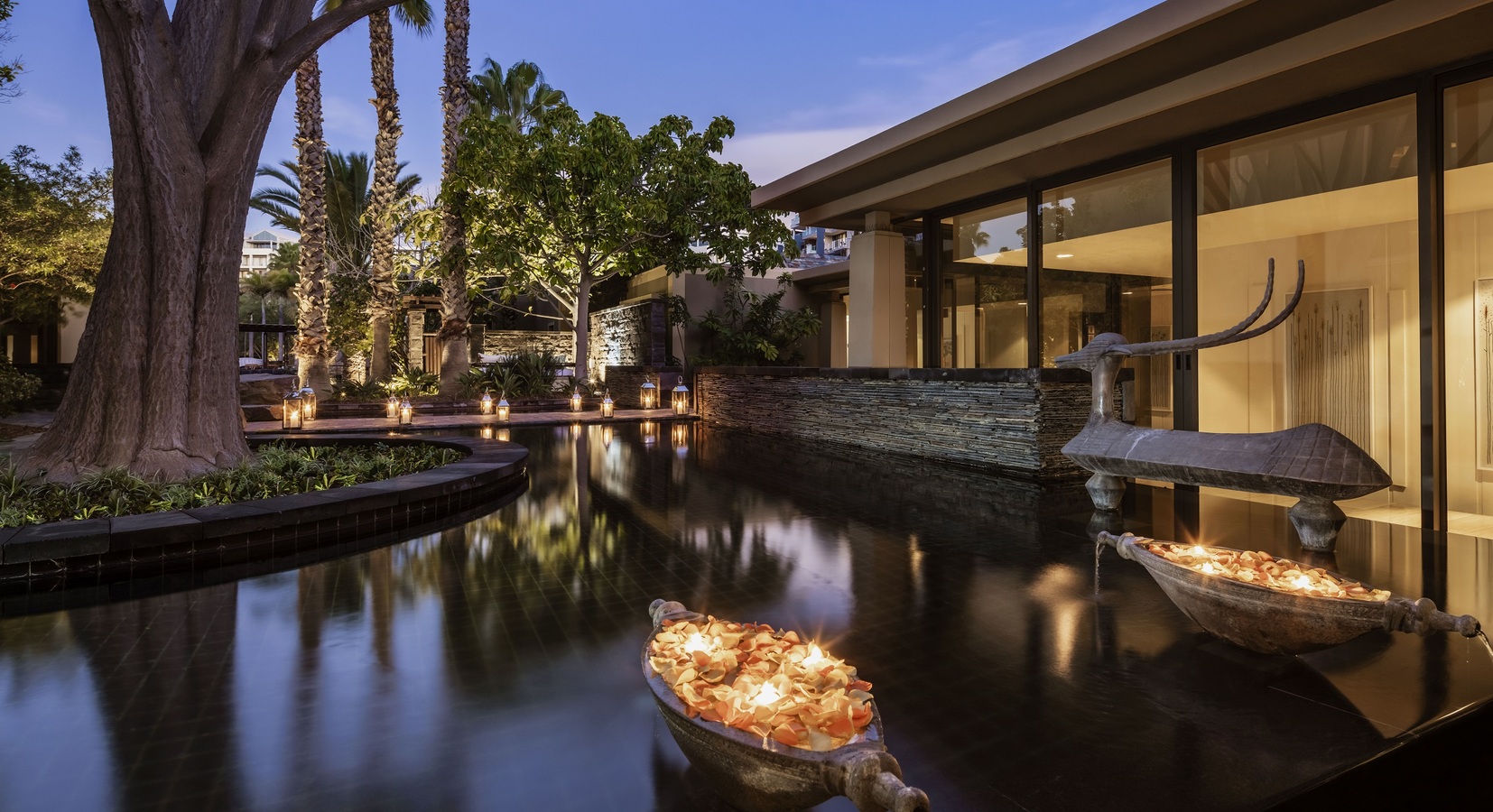 Spa Outdoor Courtyard