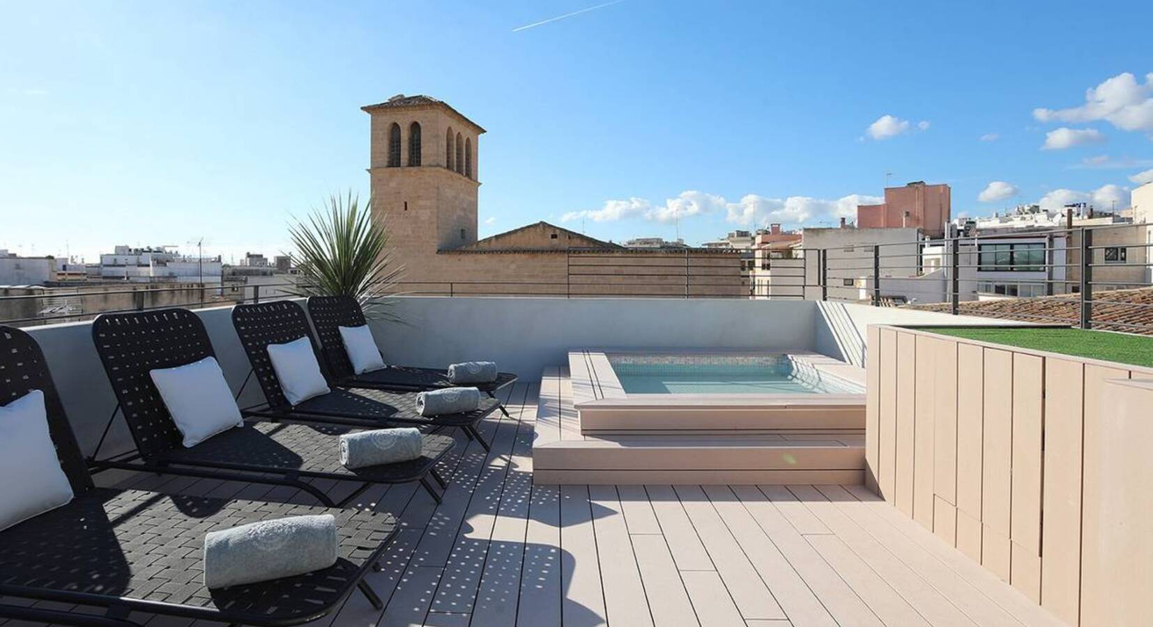 Rooftop pool terrace