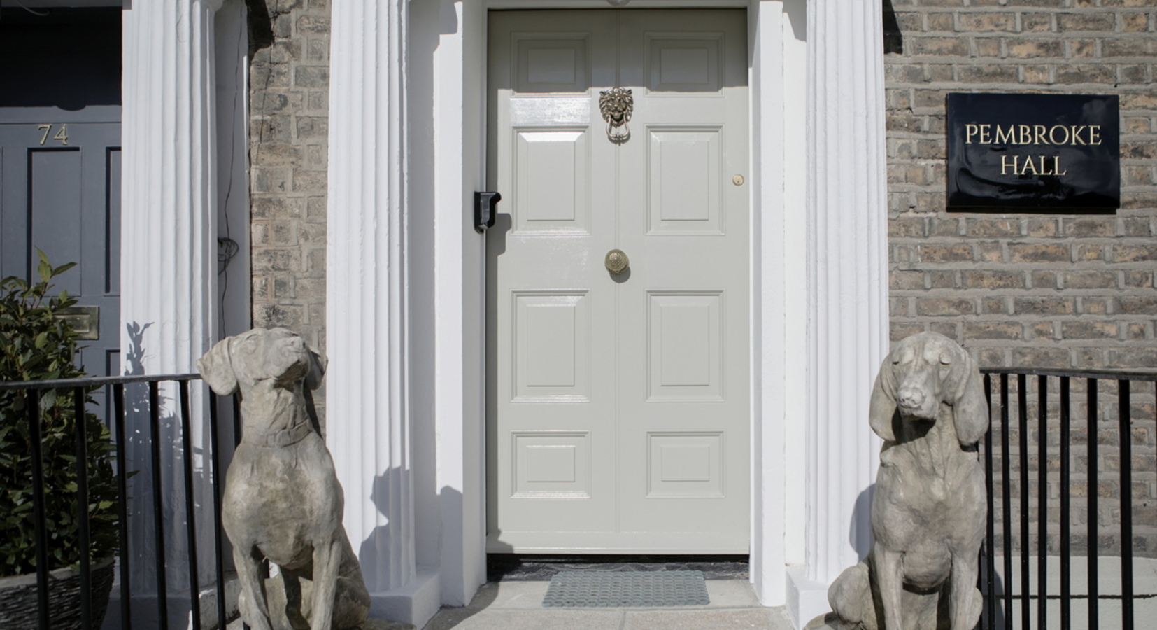 Hotel entrance 