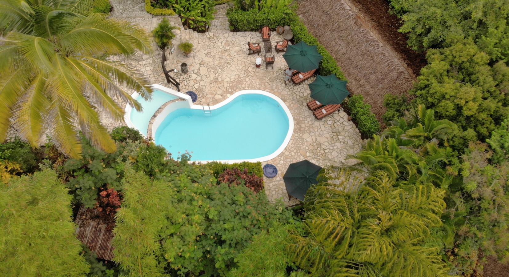 La Lancha Aerial Shot of Pool