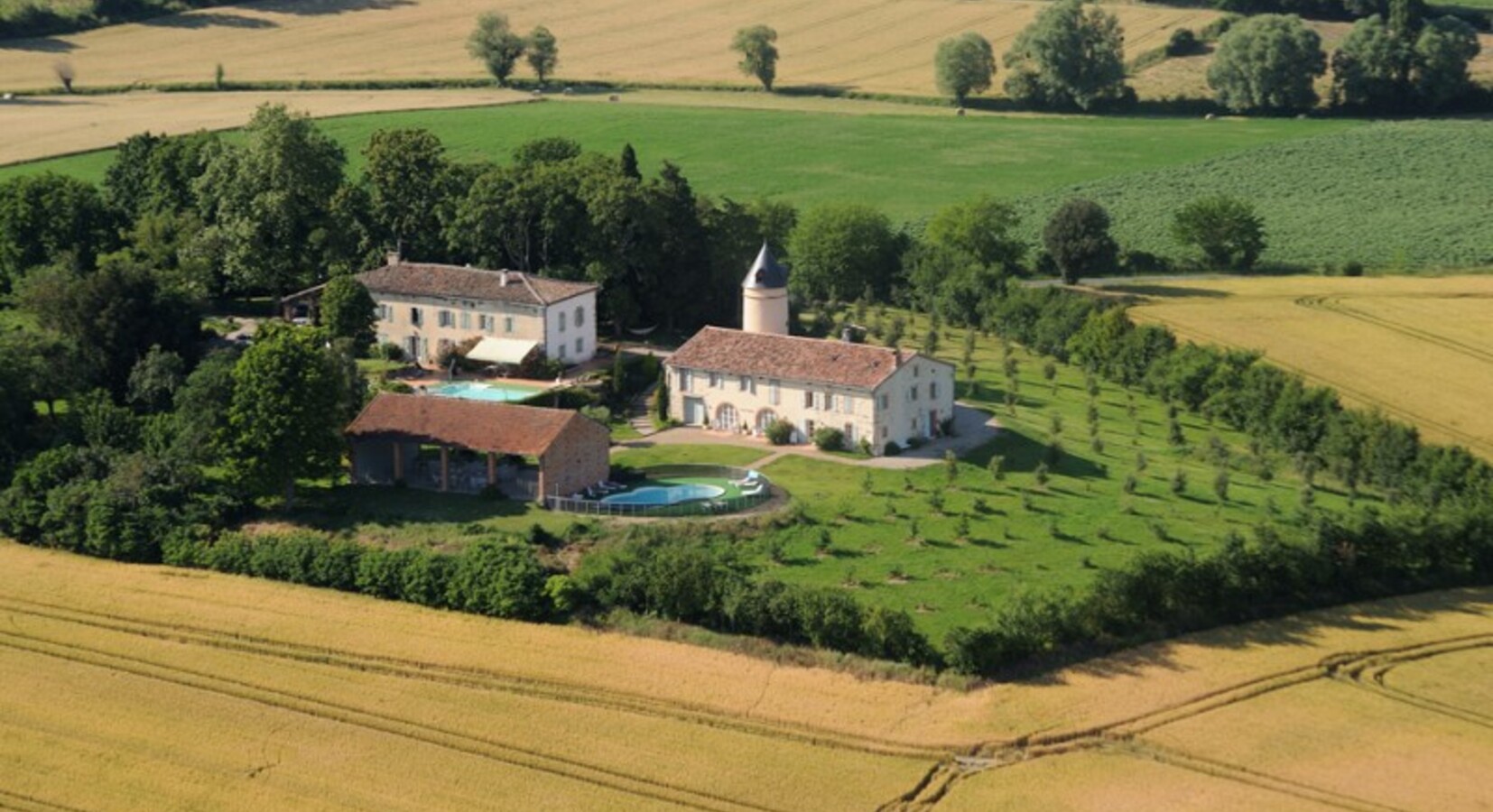 Countryside surrounding Domaine d'en Naudet