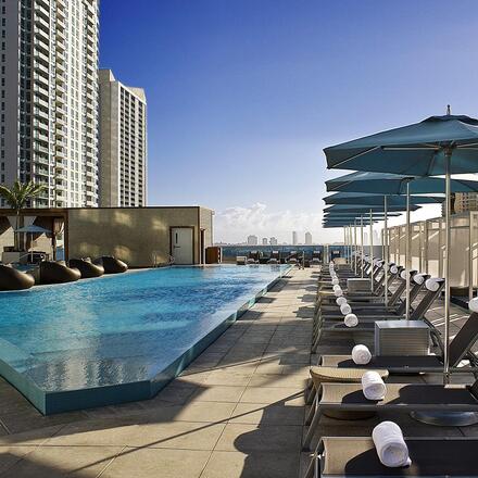 Rooftop pool