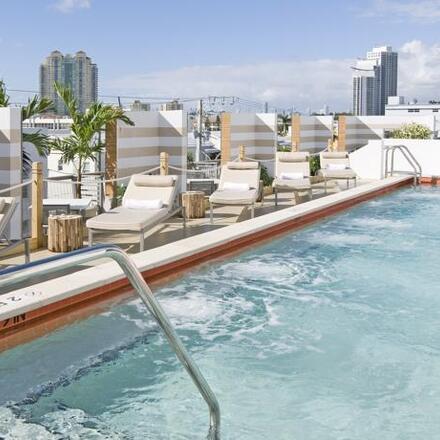 Rooftop pool