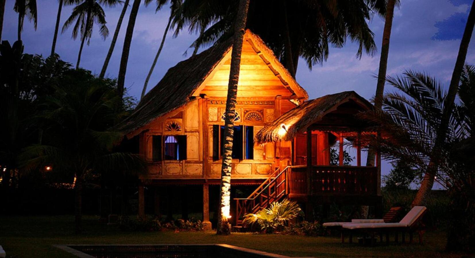 Villa Exterior Night View