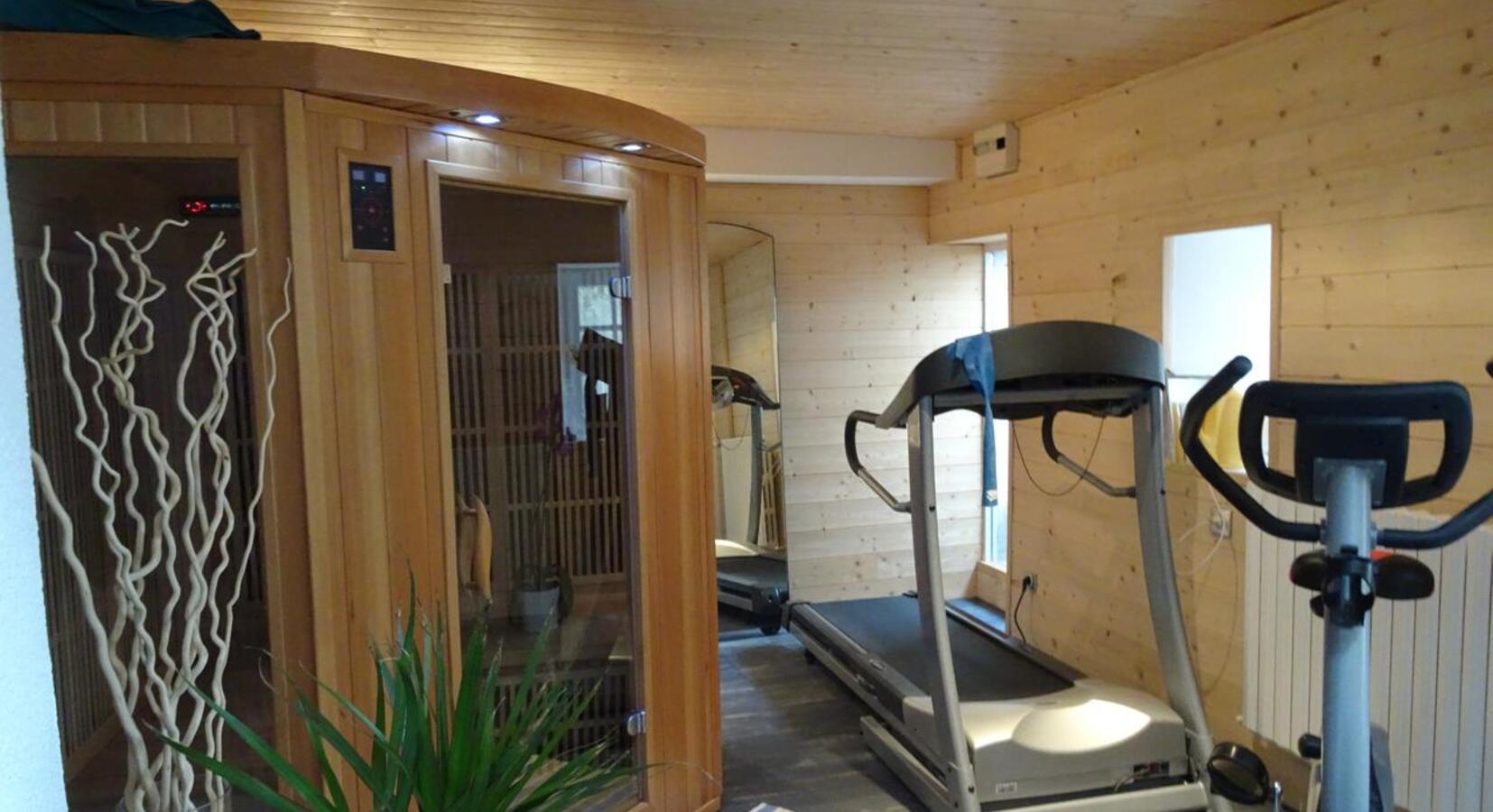 Fitness centre and sauna 