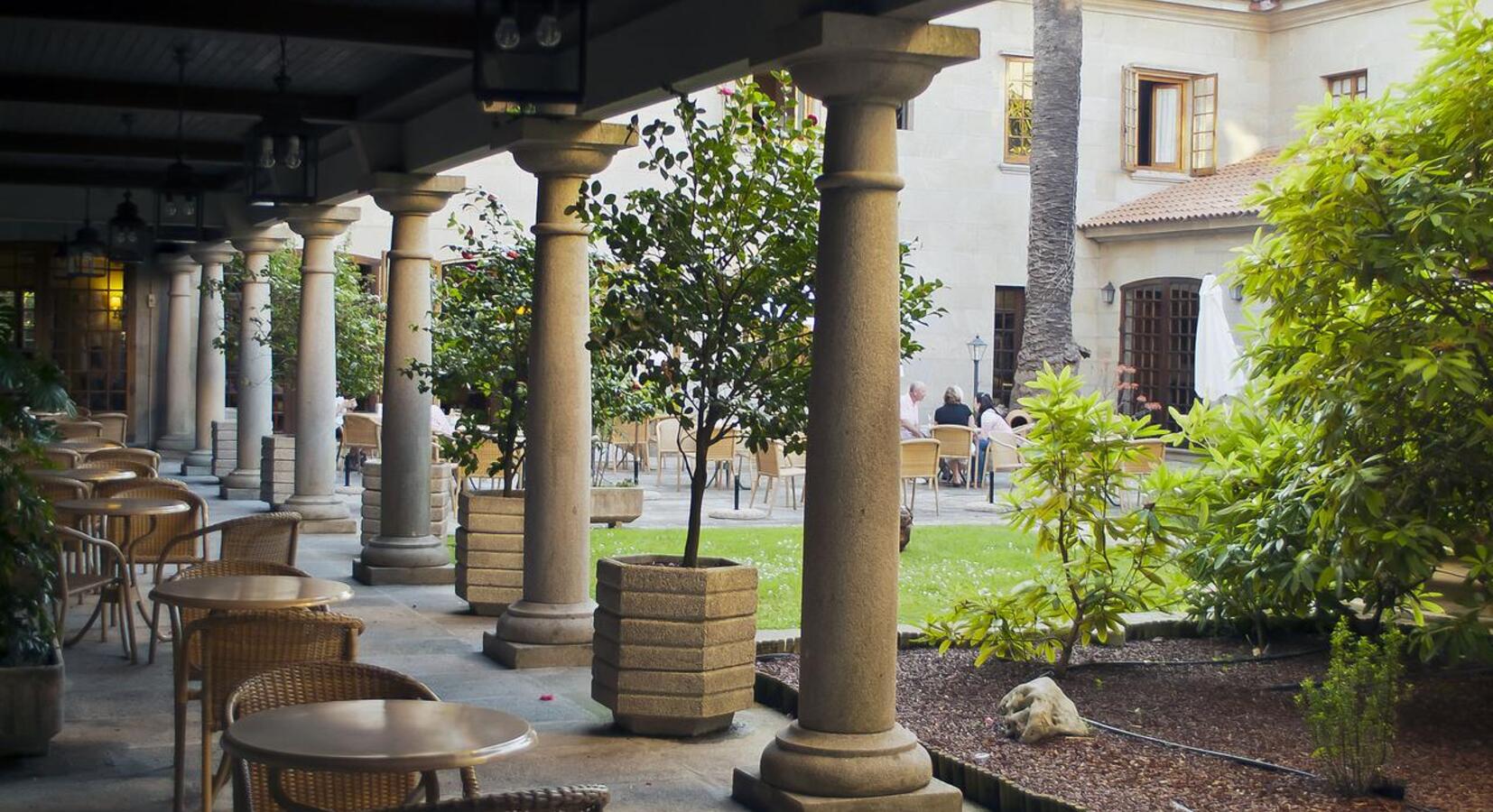 Interior courtyard