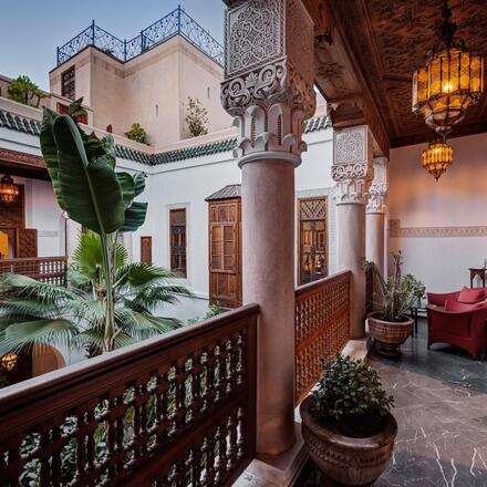 Riad terrace detail