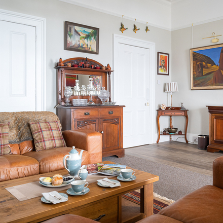 The Sitting Room from Highcliffe House Devon 