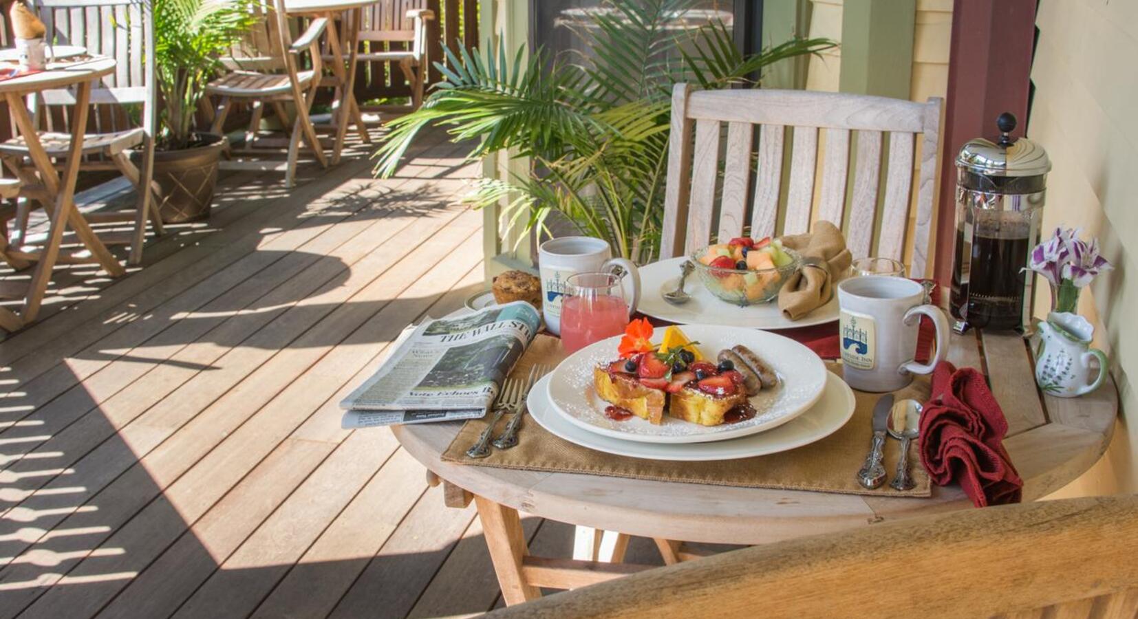 Breakfast on the terrace